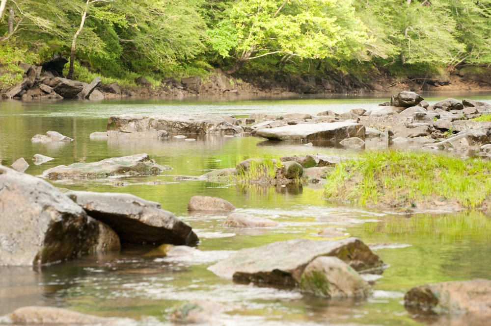 My vantage point on the Little Red River as I disconnect from the chaos.